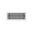 Appert Steel Wall Register - White - 4" x 12" (5-1/4" x 13-3/8" Overall), , large image number 0