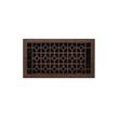 Appert Steel Wall Register - Oil Rubbed Bronze - 6" x 10" (7-1/4" x 11-3/8" Overall), , large image number 0