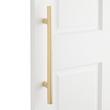 12" Kobe Solid Brass Door Pull - Satin Brass, , large image number 0