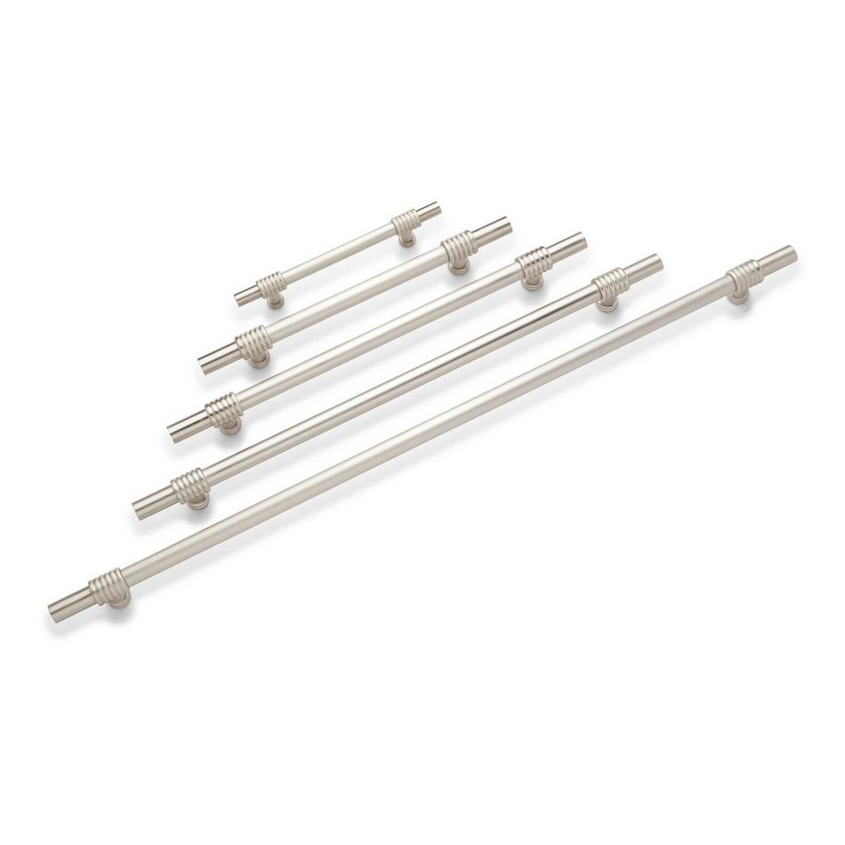 18" Brady Solid Brass Door Pull - Brushed Nickel, , large image number 2