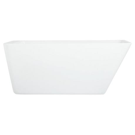 55" Jaidyn Acrylic Freestanding Tub with Trim Kit