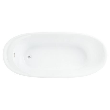 66" Kemrick Acrylic Freestanding Tub with Trim Kit