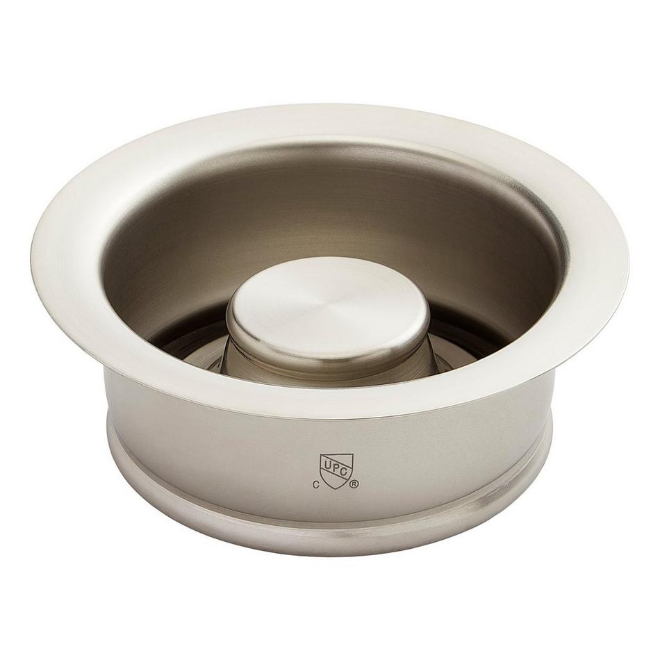 Standard Garbage Disposer Flange & Stopper - Stainless Steel, , large image number 0