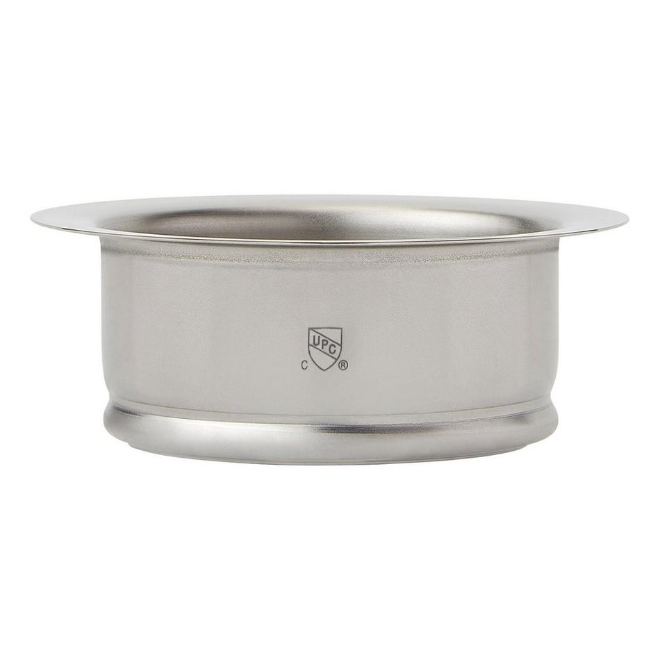 Standard Garbage Disposer Flange & Stopper - Stainless Steel, , large image number 1