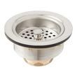 Set - Deep Disposer Flange with Stopper and Strainer Basket with Lift Stopper - 3-1/2", , large image number 8