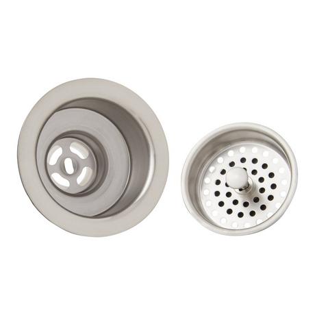 Strainer Basket with Lift Stopper - 3-1/2"