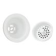 3-1/2" Kitchen Sink Basket Strainer - WH, , large image number 1