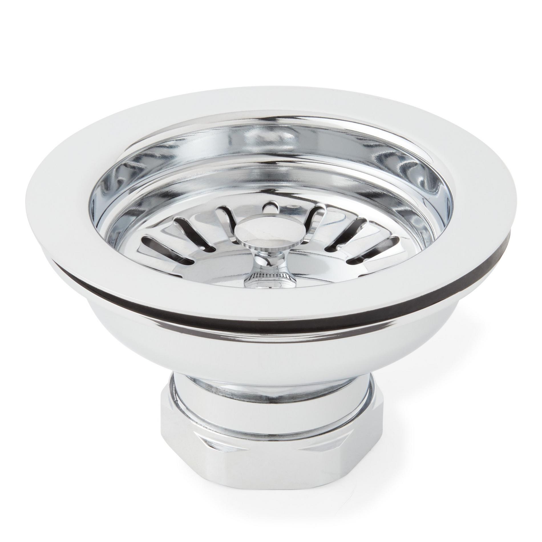 Slotted Strainer Basket with Lift Stopper 31/2" Signature Hardware