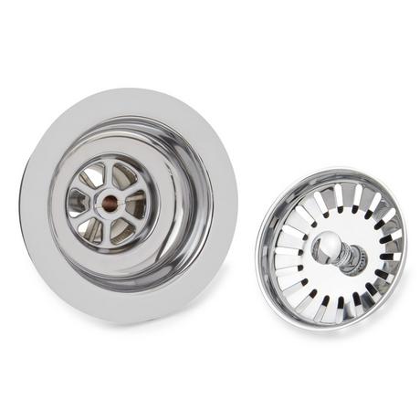 Slotted Strainer Basket with Lift Stopper 3-1/2"