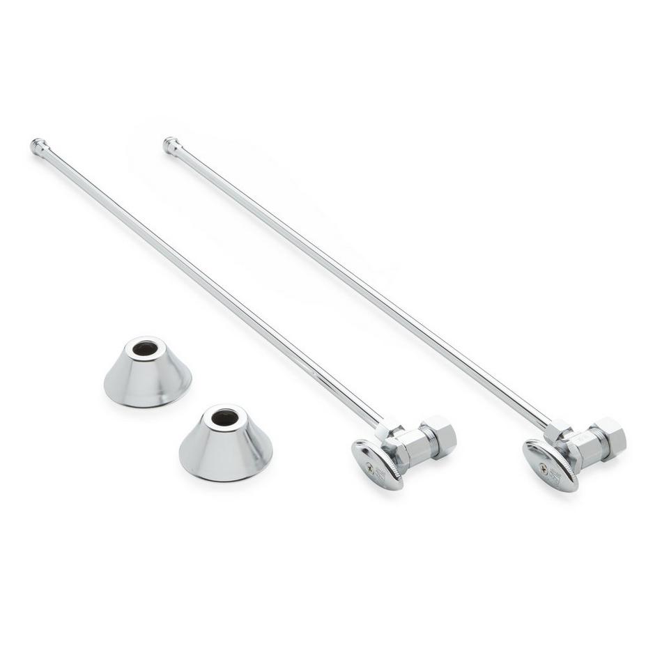 Bathroom Supply Kit with 5/8" OD X 3/8" OD Angle Stop, , large image number 2