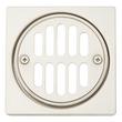 Square Shower Drain Cover with Round Strainer, , large image number 0