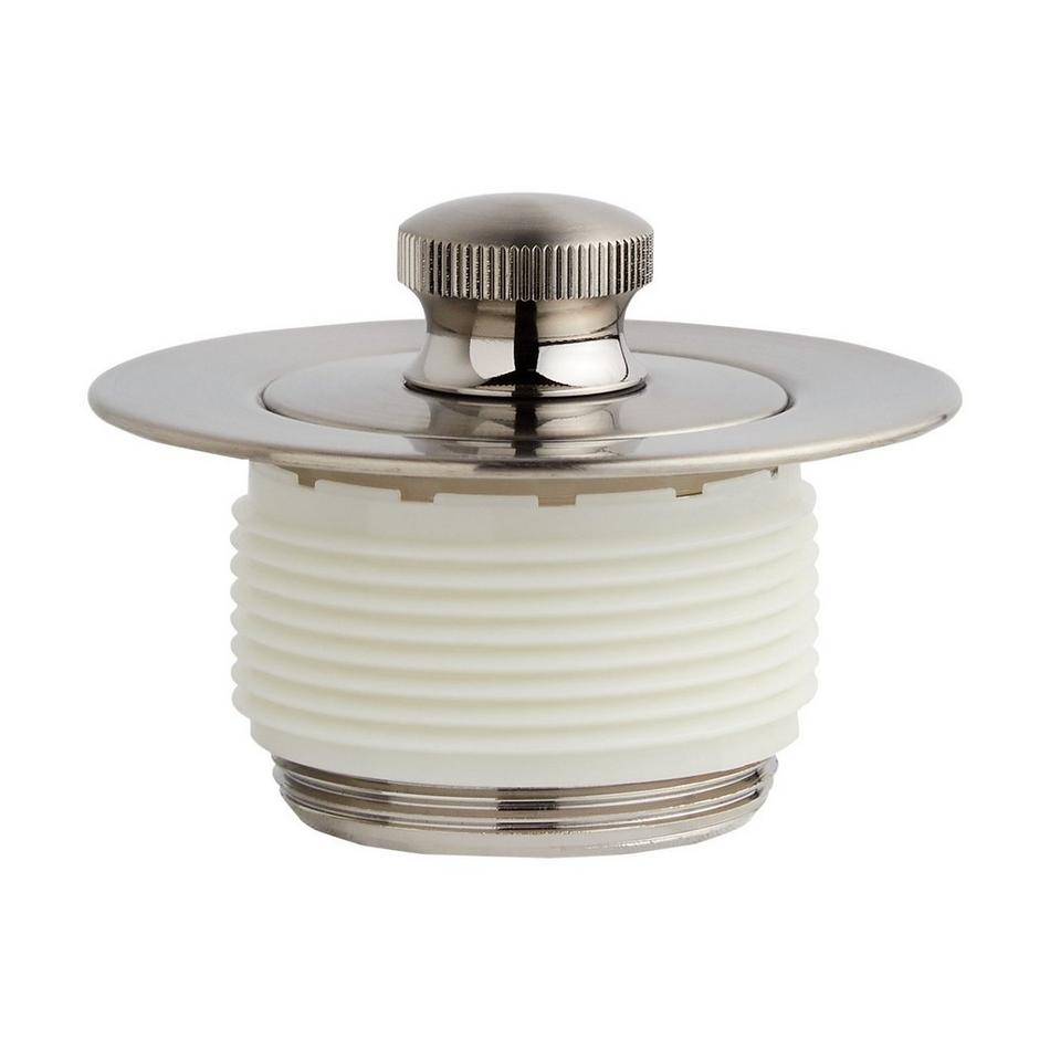 Lift & Turn Tub Drain with Hub Adapter - Brushed Nickel, , large image number 1
