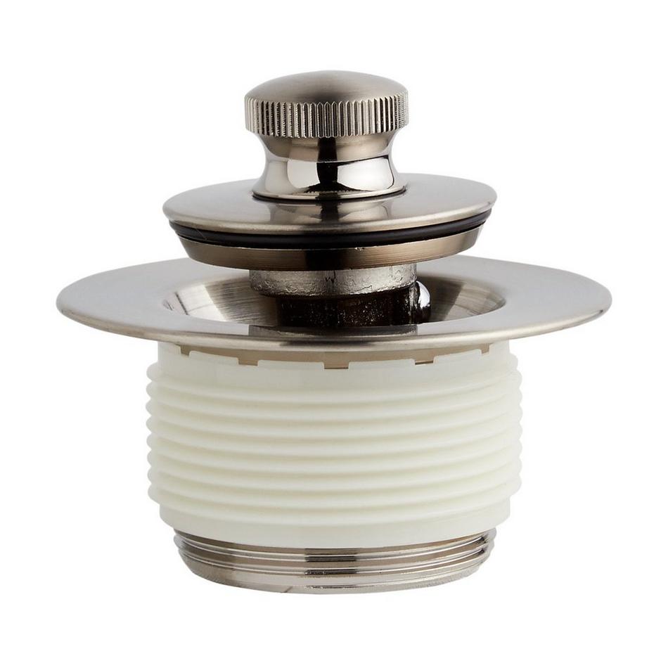 Lift & Turn Tub Drain with Hub Adapter - Brushed Nickel, , large image number 2