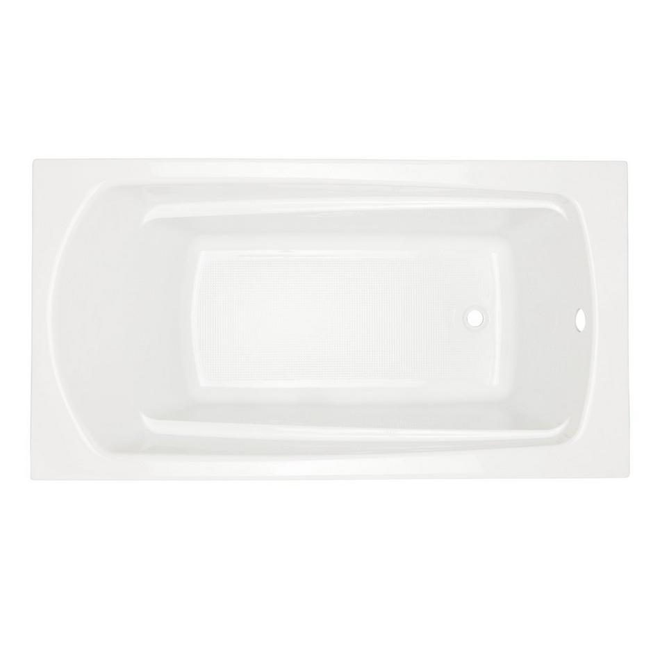 60" x 32" Bradenton Acrylic Drop-In Soaking Tub, , large image number 1