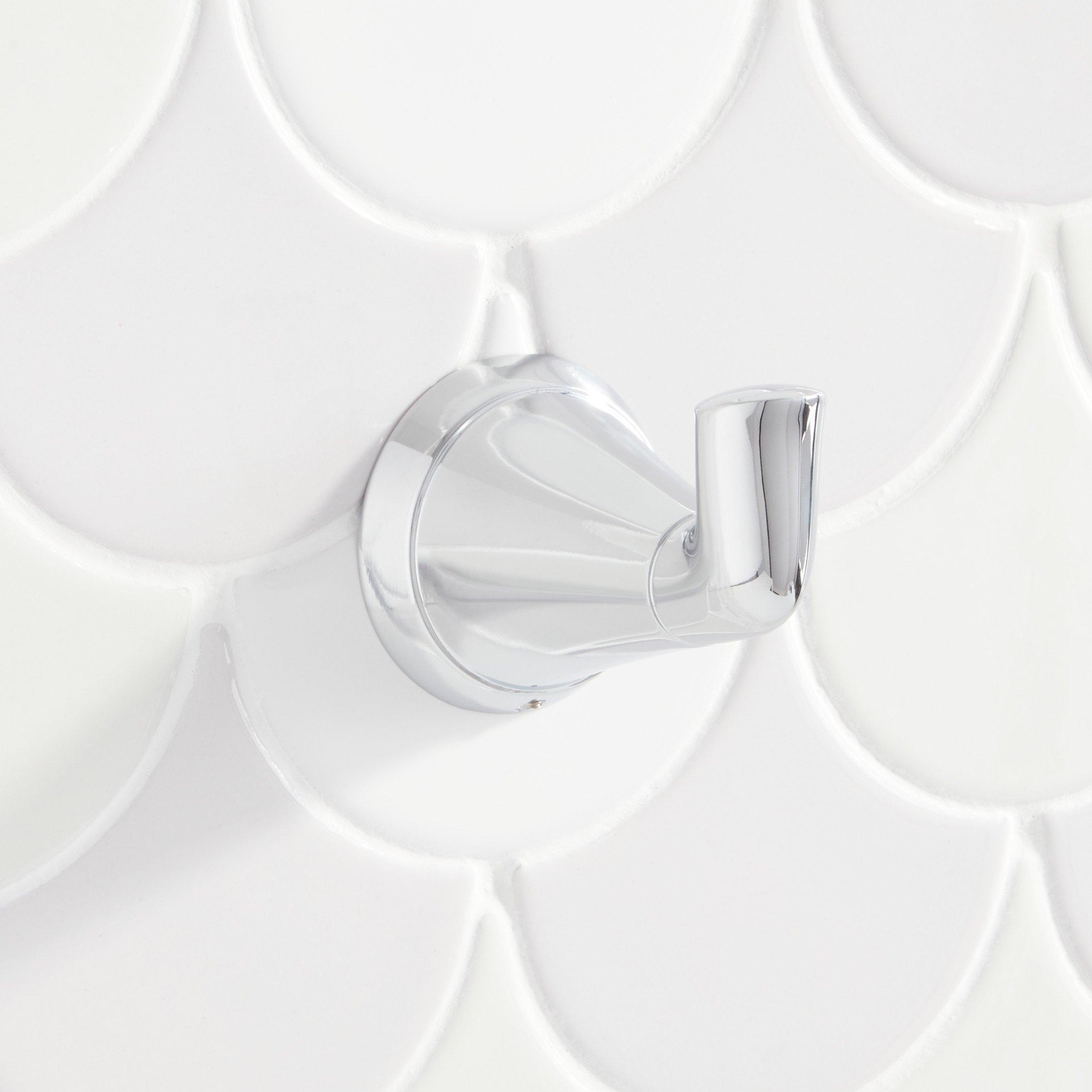 Puro Robe Hook Provincetown Robe Hook - Chrome | Signature Hardware