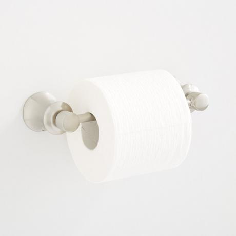 Command™ Bath Satin Nickel Toilet Paper Holder, 1 Toilet Paper