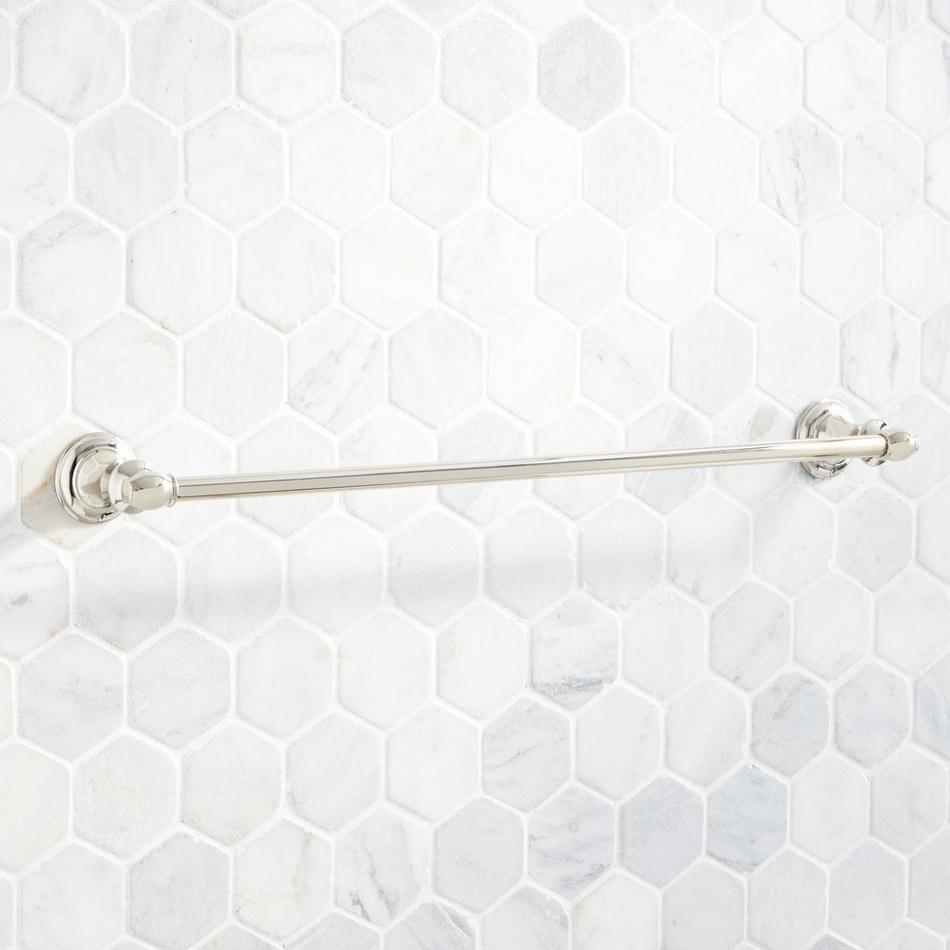 18" Beasley Towel Bar - Polished Nickel, , large image number 1