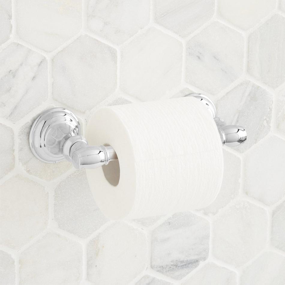 Lineal Double Post Toilet Tissue Holder