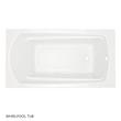 60" x 32" Bradenton Acrylic Drop-In Whirlpool Tub, , large image number 1