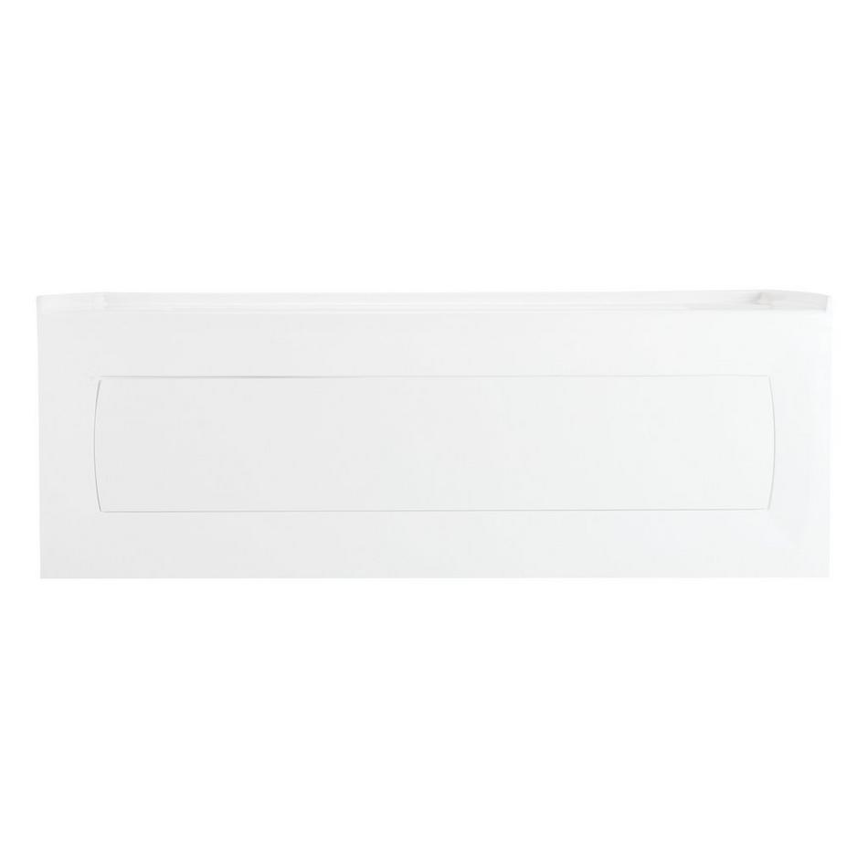 60" x 30" Bradenton Acrylic Alcove Soaking Tub - Left Drain - White, , large image number 1