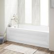 60" x 32" Bradenton Acrylic Alcove Whirlpool Tub  - White, , large image number 0