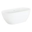 59" Hibiscus Oval Acrylic Freestanding Tub, , large image number 4
