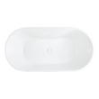 59" Hibiscus Oval Acrylic Freestanding Tub, , large image number 2