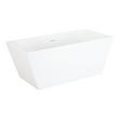 59" Hibiscus Rectangular Acrylic Freestanding Tub, , large image number 1