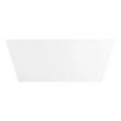 59" Hibiscus Rectangular Acrylic Freestanding Tub, , large image number 2