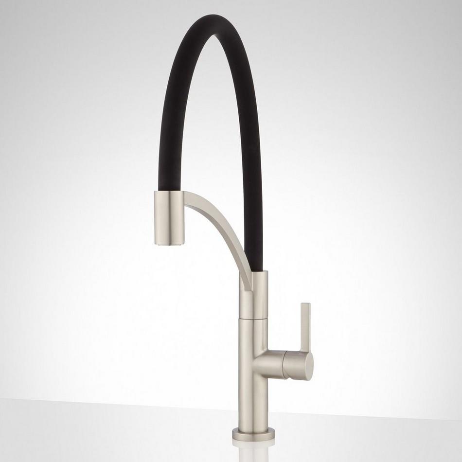 Spinoza Single-Hole Kitchen Faucet - Brushed Nickel, , large image number 0