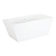 67" Hibiscus Rectangular Acrylic Freestanding Tub, , large image number 1