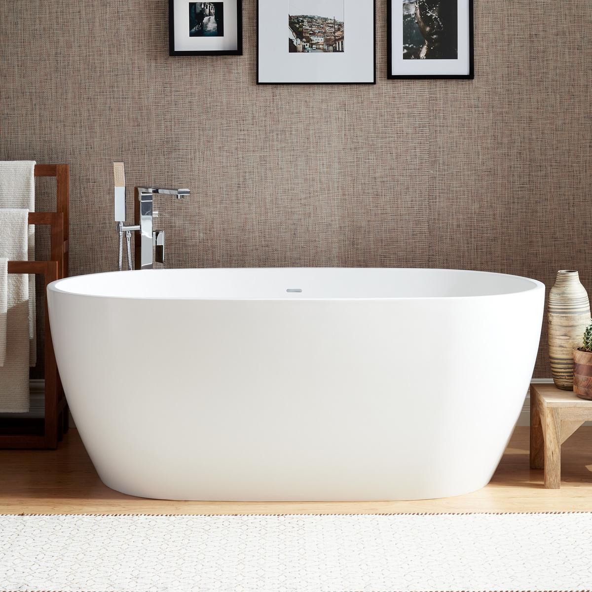 Signature Hardware Ocala solid surface bathtub