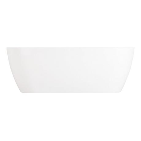 59" Ocala Solid Surface Freestanding Tub