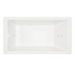 60" x 32" Sitka Acrylic Drop-In Whirlpool Tub - White, , large image number 1