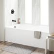 60" x 30" Sitka Acrylic Alcove Whirlpool Tub - Left Drain - White, , large image number 0