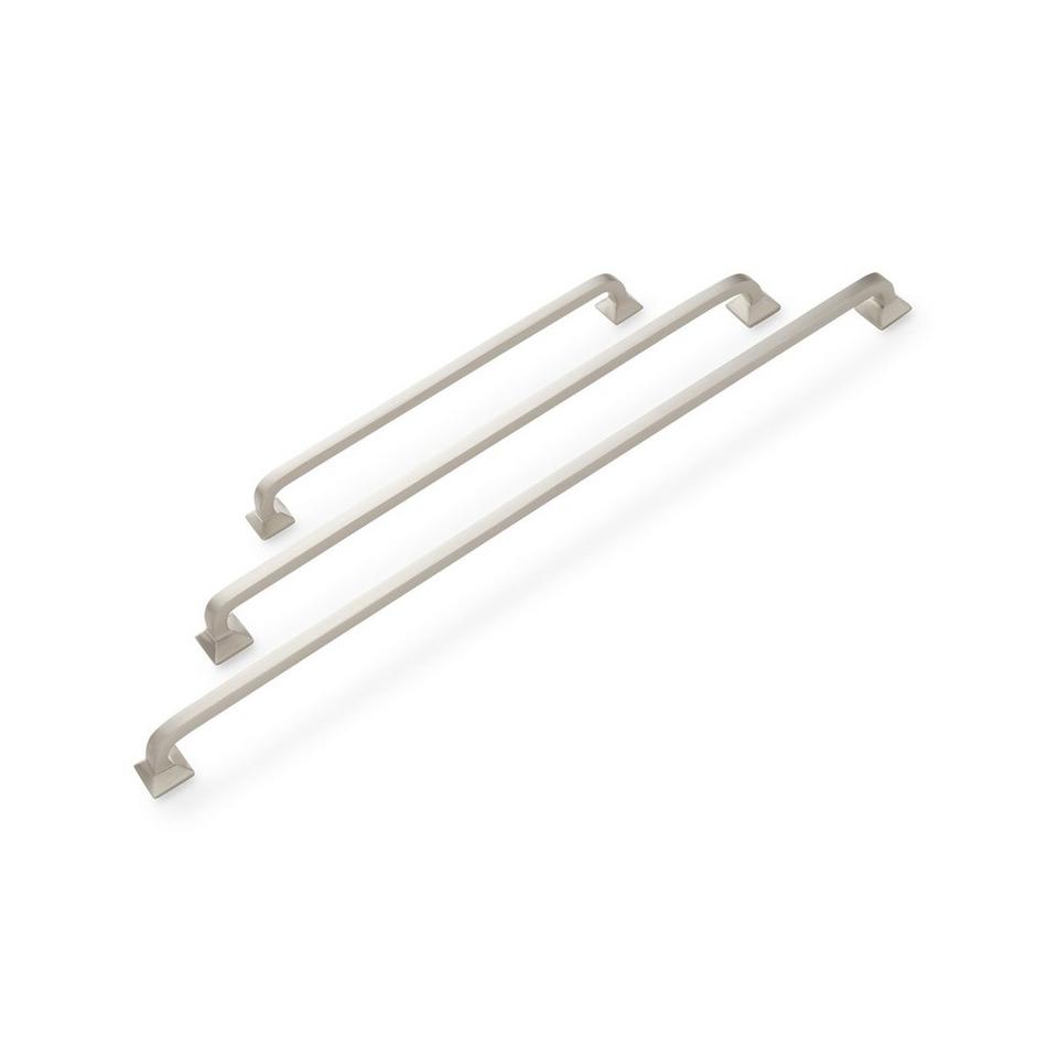 18" Klein Solid Brass Appliance Pull - Brushed Nickel, , large image number 2