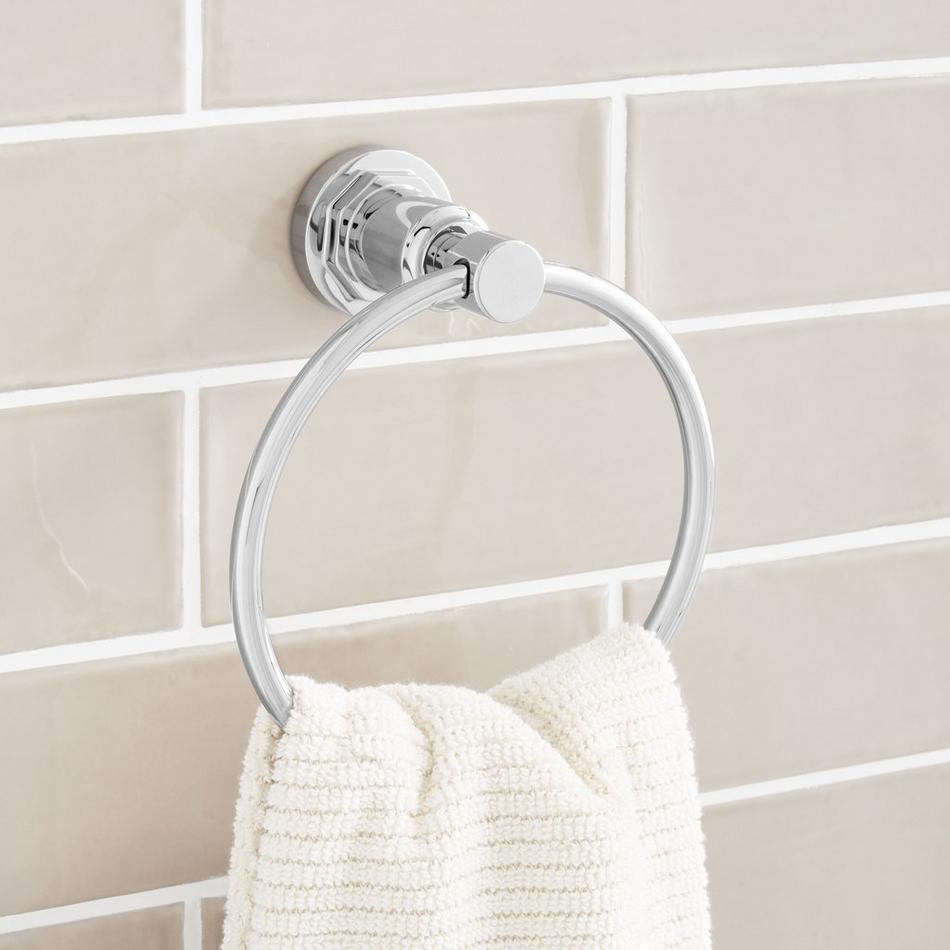 Greyfield Towel Ring - Chrome