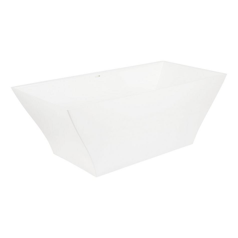 66" Carraway Solid Surface Freestanding Tub - Gloss Finish, , large image number 1