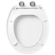 Traditional Ultra Slim Easy Clean Toilet Seat - Round Bowl, , large image number 3