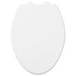 Contemporary Easy Clean Toilet Seat - Elongated Bowl - White, , large image number 2
