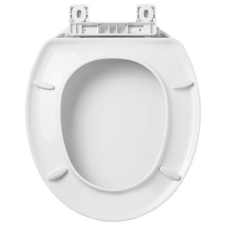 Traditional Slow-Closing Toilet Seat - Round Bowl