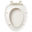 Traditional Slow-Closing Toilet Seat - Elongated Bowl - Biscuit, , large image number 3