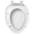 Traditional Slow-Closing Toilet Seat - Elongated Bowl, , large image number 4