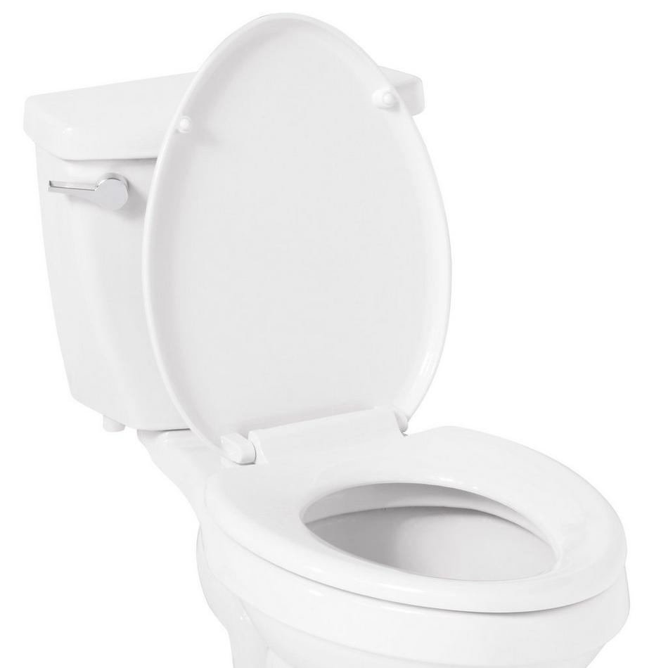 Traditional Slow-Closing Toilet Seat - Elongated Bowl, , large image number 2