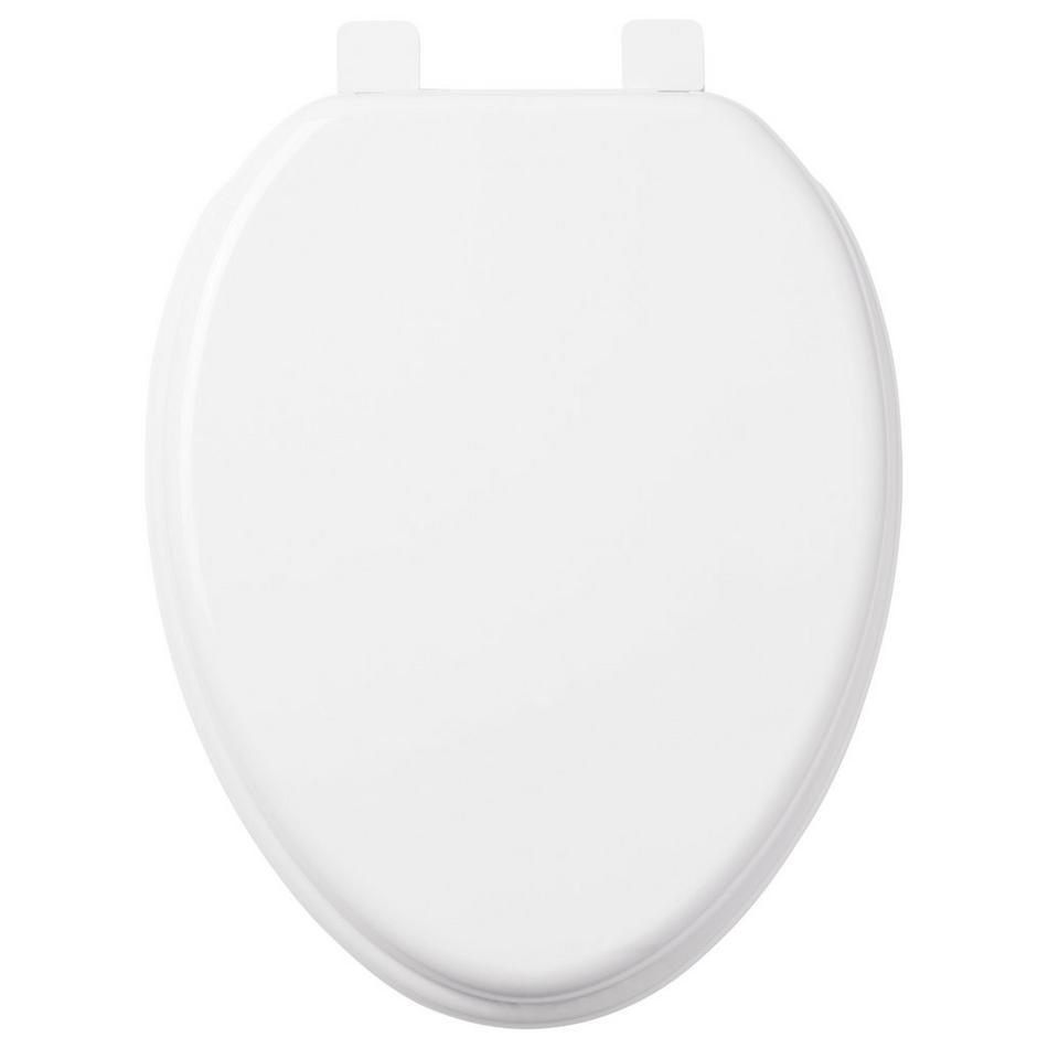 Traditional Slow-Closing Toilet Seat - Elongated Bowl, , large image number 3