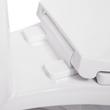 Traditional Slim Slow-Closing Toilet Seat - Elongated Bowl - White, , large image number 4