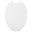 Traditional Slim Slow-Closing Toilet Seat - Elongated Bowl - White, , large image number 2
