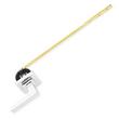 Hibiscus Toilet Flush Handle - Chrome, , large image number 1
