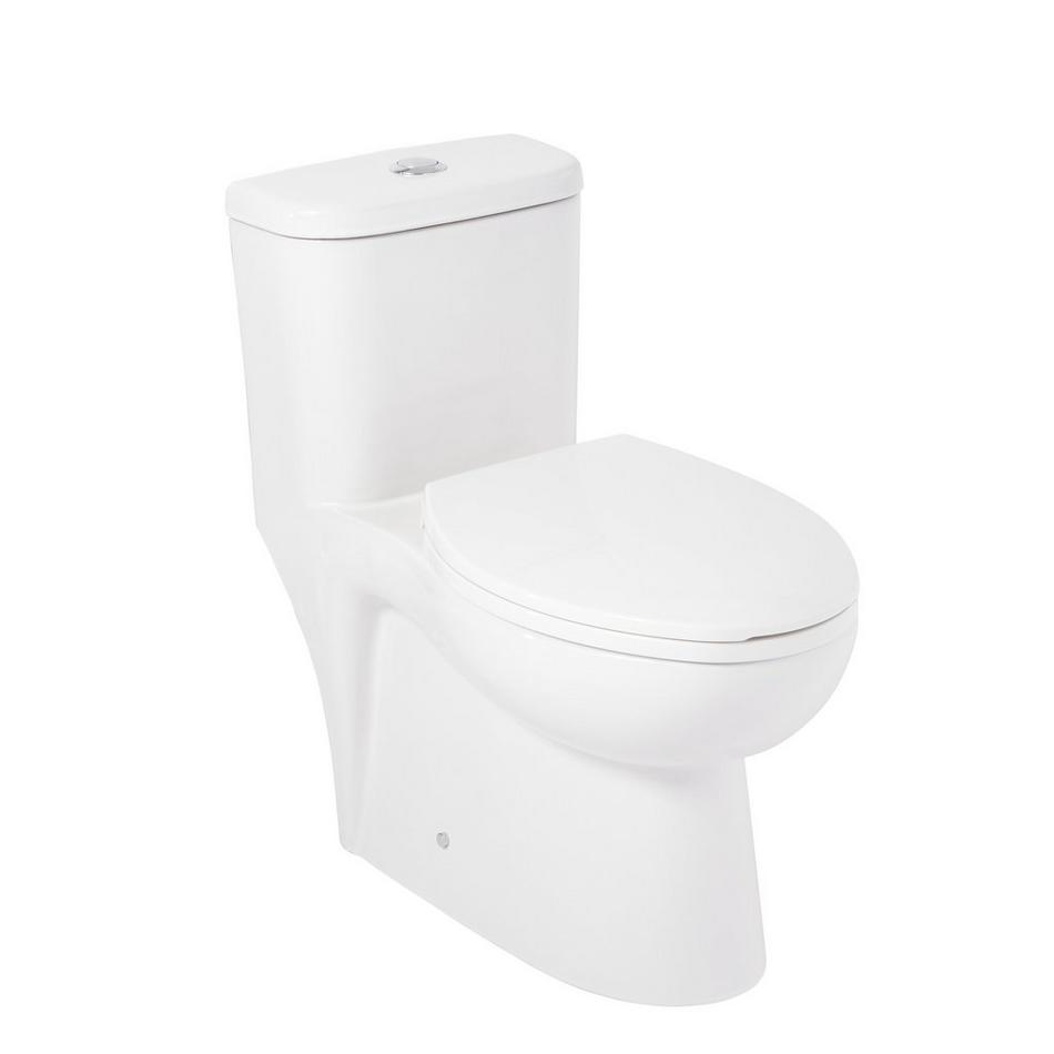 Alledonia One-Piece Elongated Skirted Toilet - White, , large image number 1