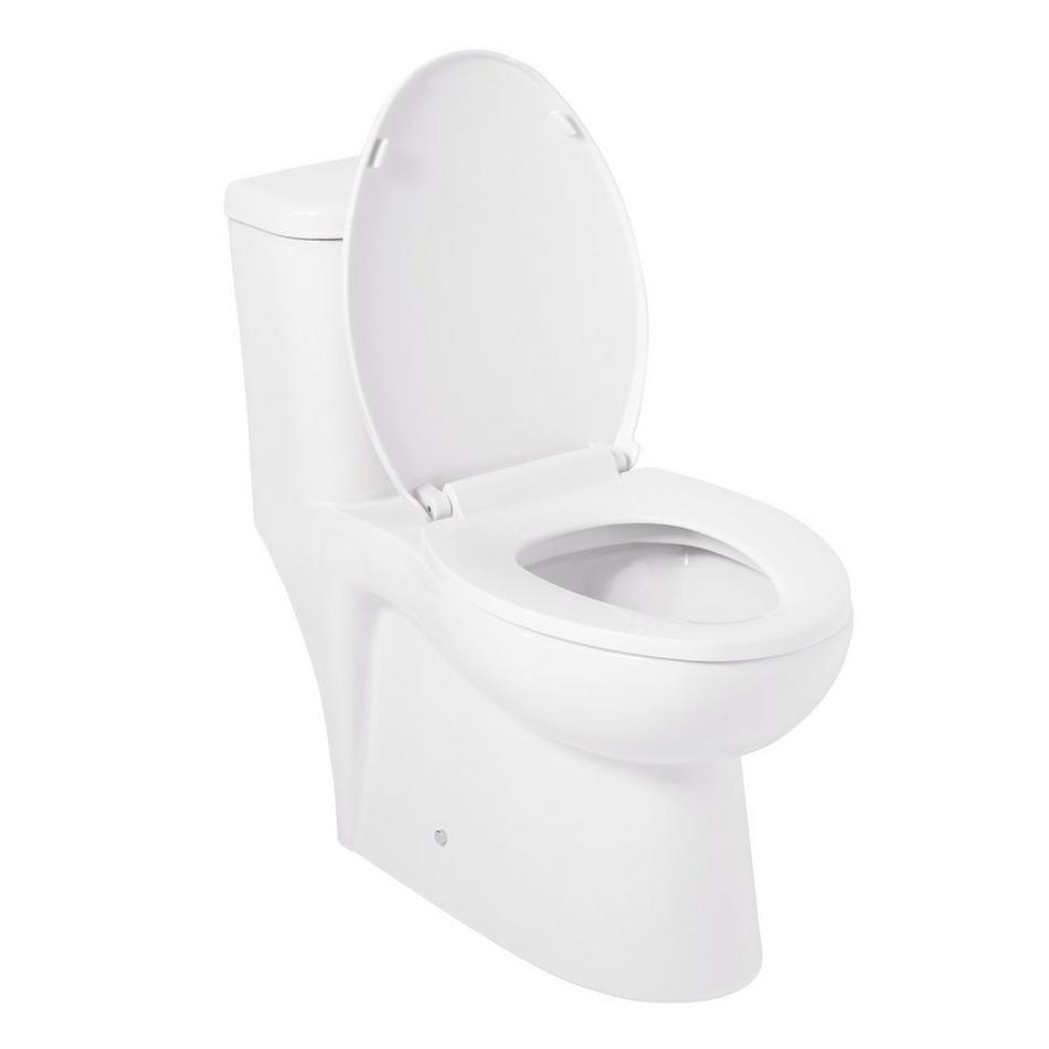 Alledonia One-Piece Elongated Skirted Toilet - White, , large image number 2